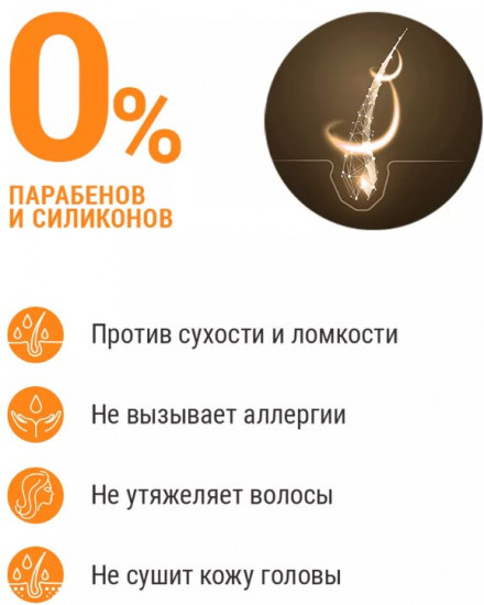 Шампунь-уход для ослабленных и поврежденных волос «Объем и Блеск»