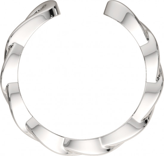 Кафф из серебра