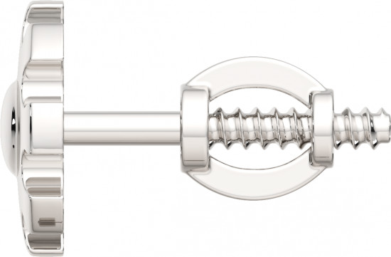 Моносерьга из серебра