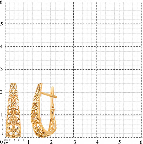 Серьги из золота