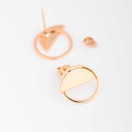 Серьги-пусеты из серебра