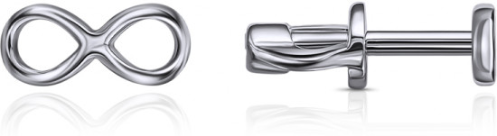 Серьги-пусеты из серебра