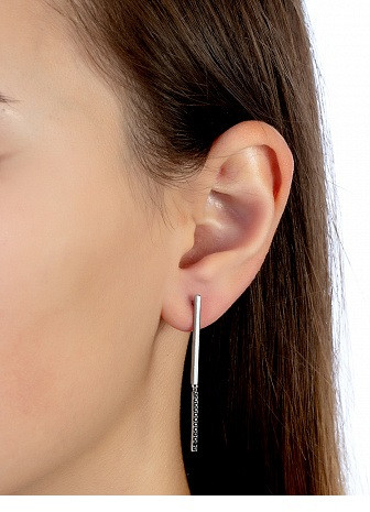 Серьги из серебра