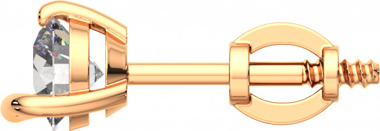 Серьги-пусеты из золота