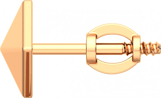 Серьги-пусеты из золота