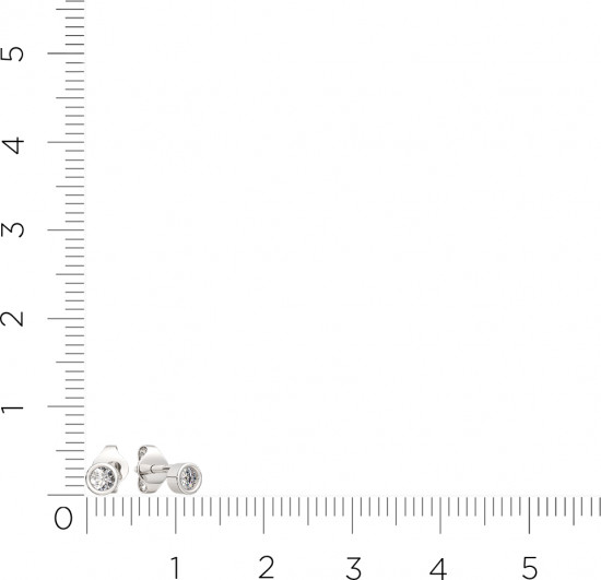 Серьги-пусеты из золота