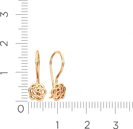 Серьги из золота