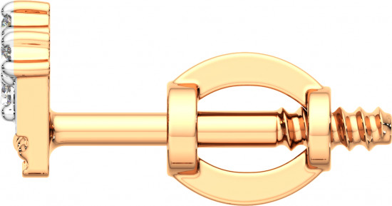 Серьги-пусеты из золота