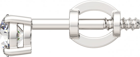 Серьги-пусеты из золота