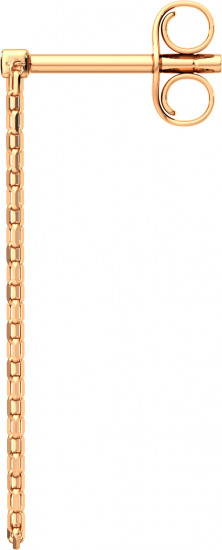 Серьги-пусеты из золота