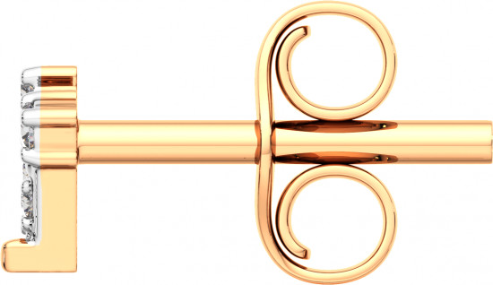 Серьги-пусеты из золота