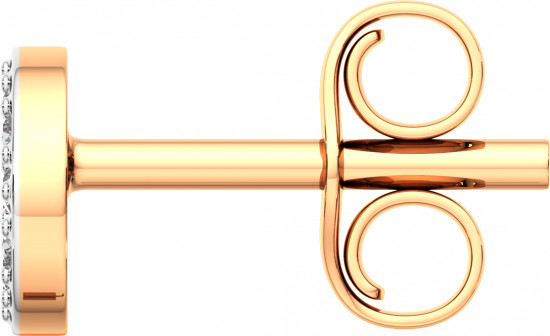 Серьги-пусеты из золота