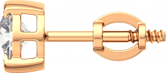 Серьги-пусеты из золота