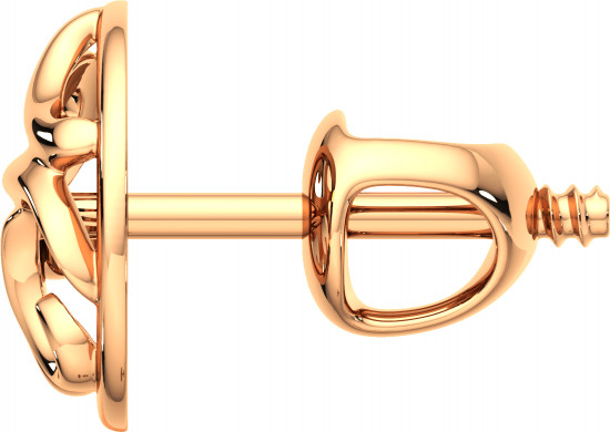 Серьги-пусеты из золота