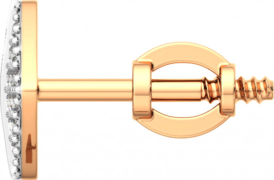 Серьги-пусеты из золота