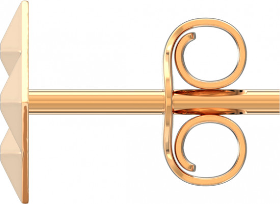 Серьги-пусеты из золота