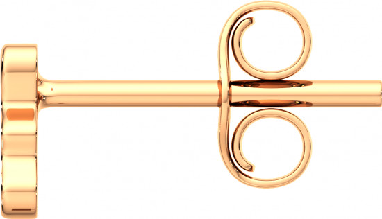 Серьги-пусеты из золота