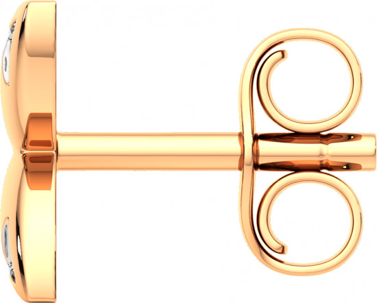 Серьги-пусеты из золота