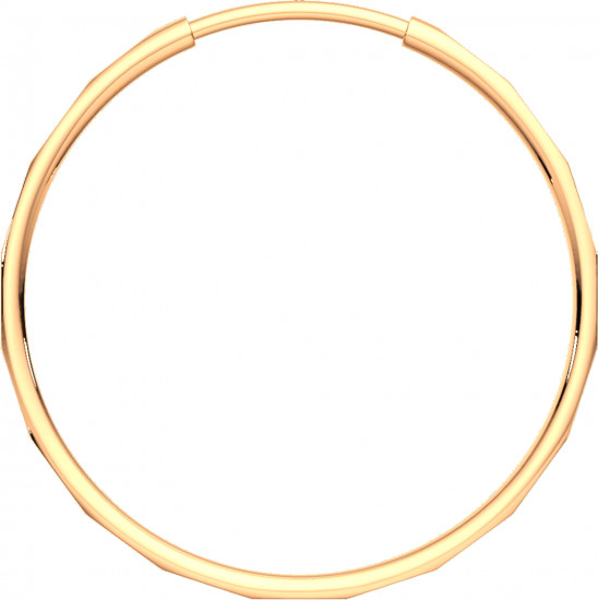 Серьги конго из золота