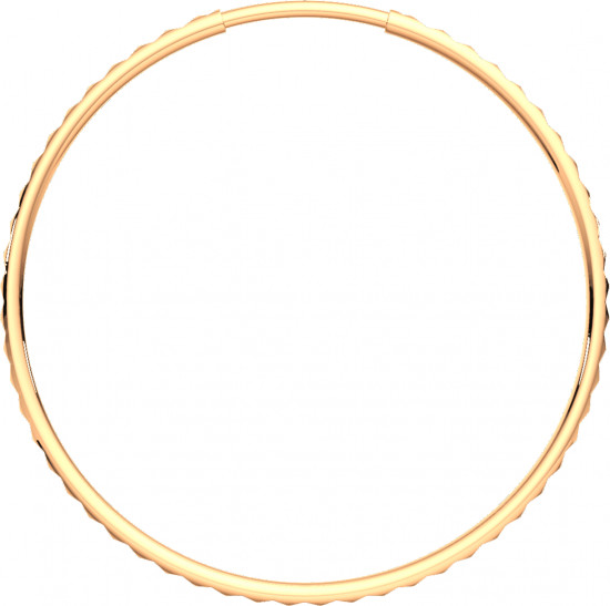 Серьги конго из золота