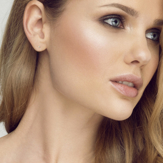 Серьги-пусеты из золота