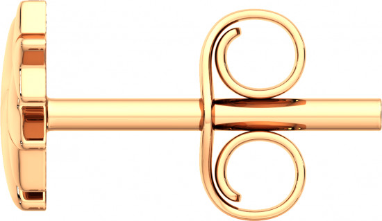 Серьги-пусеты из золота