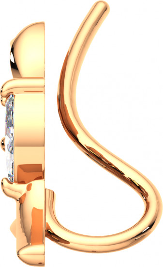 Серьги-пусеты из золота