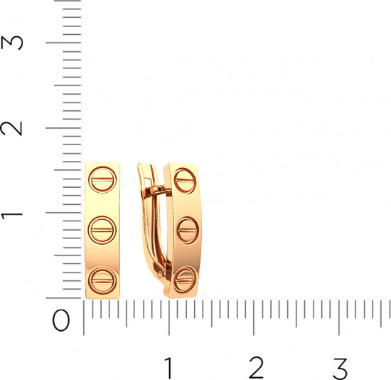 Серьги из золота