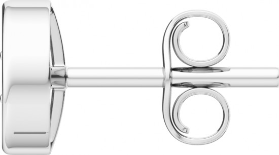 Серьги-пусеты из серебра