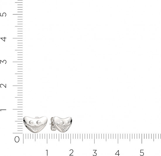 Серьги-пусеты из серебра