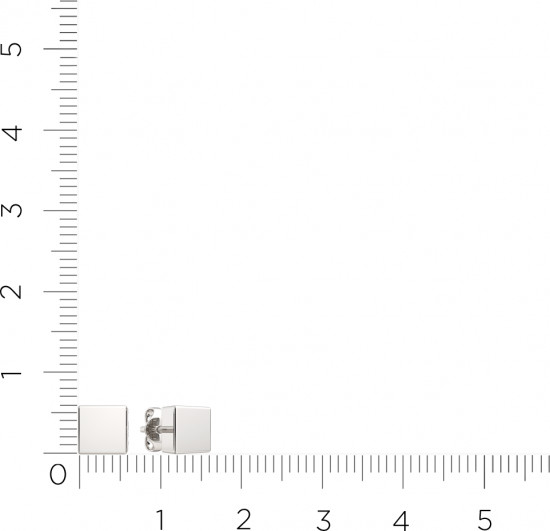 Серьги-пусеты из серебра