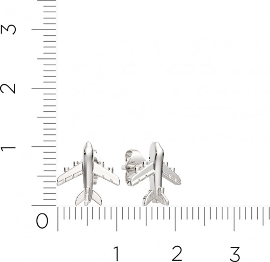 Серьги-пусеты из серебра