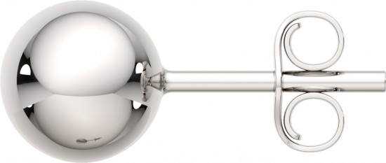 Серьги-пусеты из серебра