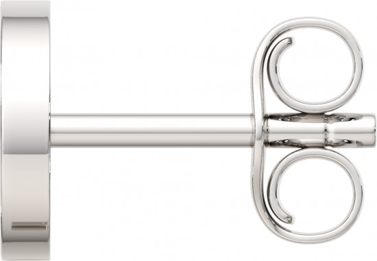 Серьги-пусеты из серебра