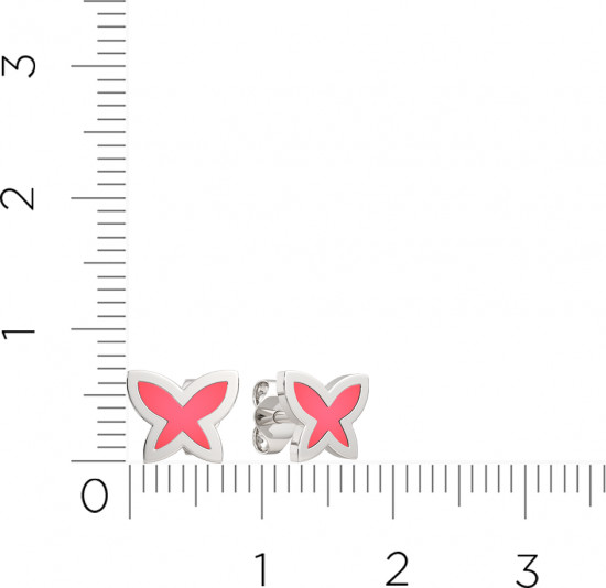 Серьги-пусеты из серебра