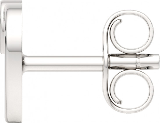 Серьги-пусеты из серебра