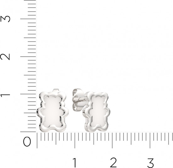 Серьги-пусеты из серебра