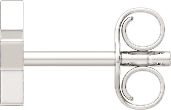 Серьги-пусеты из серебра