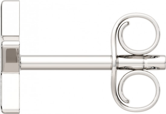 Серьги-пусеты из серебра