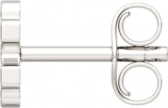 Серьги-пусеты из серебра