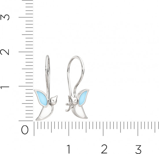 Серьги из серебра