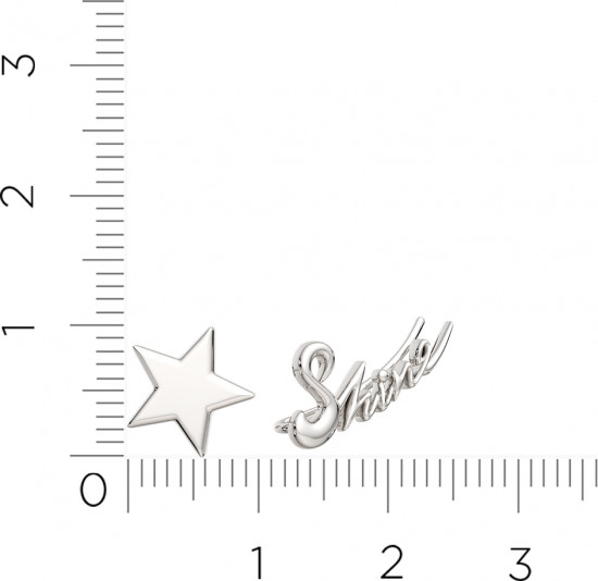 Серьги-пусеты из серебра