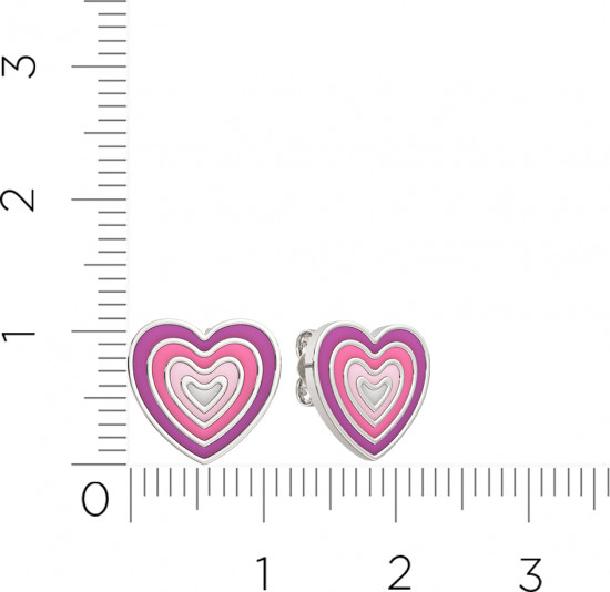 Серьги-пусеты из серебра