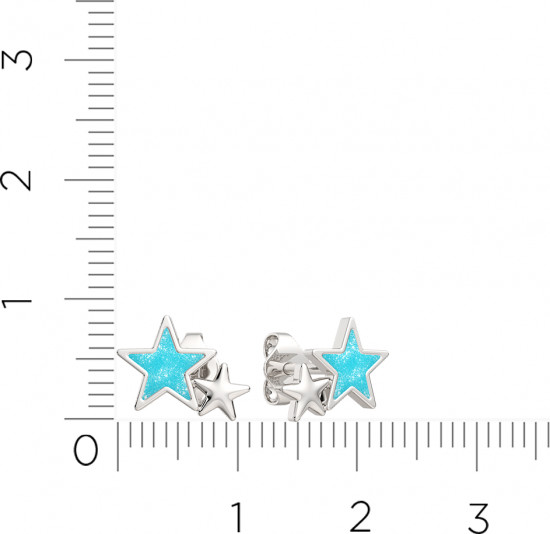 Серьги-пусеты из серебра