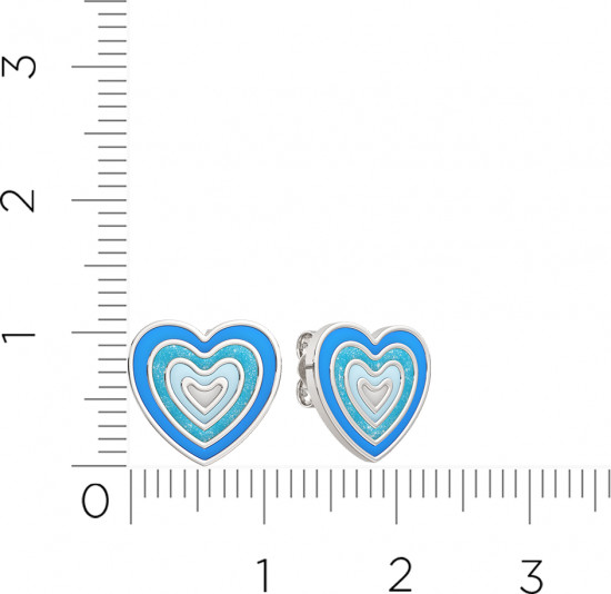 Серьги-пусеты из серебра