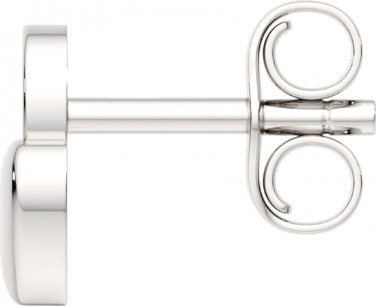 Серьги-пусеты из серебра