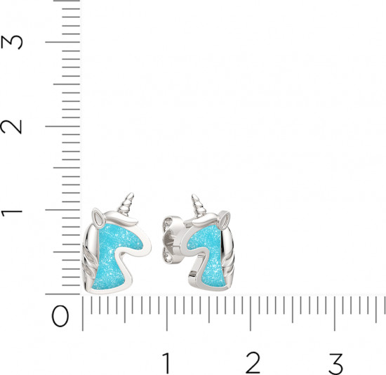 Серьги-пусеты из серебра