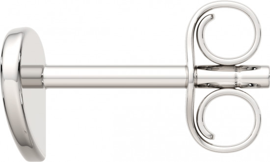 Серьги-пусеты из серебра