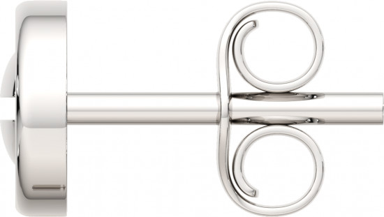 Серьги-пусеты из серебра