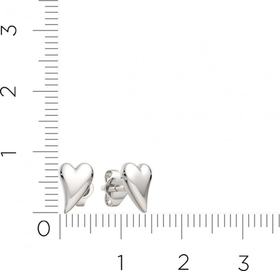 Серьги-пусеты из серебра